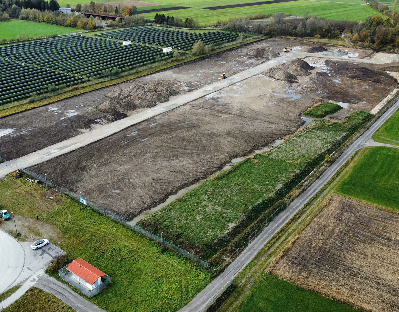 Technologiepark Mietraching West - Das Grunstück